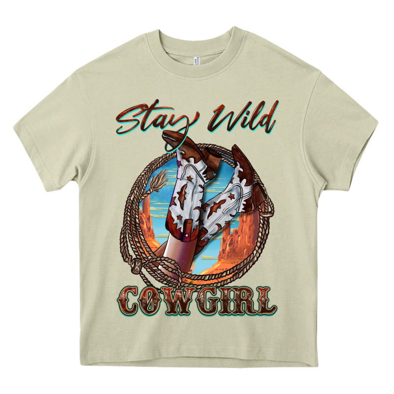 Stay Wild Cowgirl Heavy Core Tee by FaDigitalArtStudio | Teevron