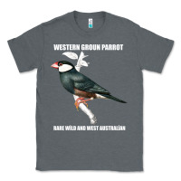 Charcoal Heather western ground parrot rare wild and west australian Classic Tee - Bettercallsaul