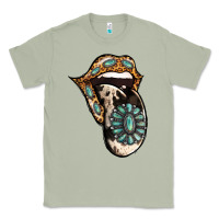 Matcha Turquoise Gemstone Leopard Cowhide Tongue Classic Tee - Jasminsmagicworld