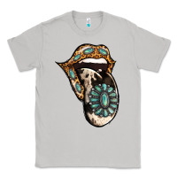 Moon Dust Turquoise Gemstone Leopard Cowhide Tongue Classic Tee - Jasminsmagicworld