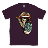 Plum Turquoise Gemstone Leopard Cowhide Tongue Classic Tee - Jasminsmagicworld