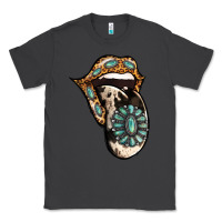 Smoke Turquoise Gemstone Leopard Cowhide Tongue Classic Tee - Jasminsmagicworld
