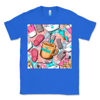 True Royal hospital nurse coffee cups with leopard seamless pattern bbs Classic Tee - BundleAndBundleShop