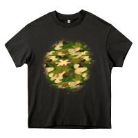 Asphalt camouflage patch 2 Heavy Core Tee - BundleAndBundleShop