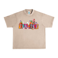 French Oak teacher easrter day Urban Heavy Tee - RacoonDesign