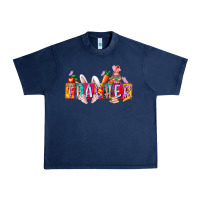 Navy teacher easrter day Urban Heavy Tee - RacoonDesign