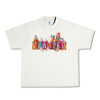 Pistachio teacher easrter day Urban Heavy Tee - RacoonDesign
