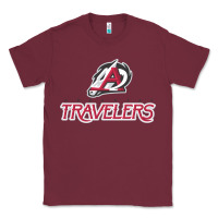 Burgundy arkansas travelers Classic Tee - linhVisuals