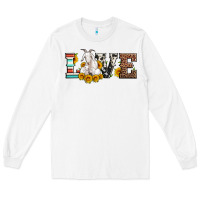 White love goats serape cowhide leopard goat family Long Sleeve Tee - Artiststas