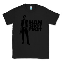 Black han shot first Classic Tee - linhVisuals