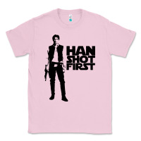 Bubblegum Pink han shot first Classic Tee - linhVisuals
