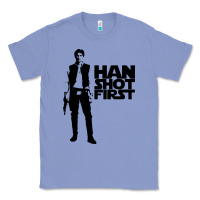 Colony Blue han shot first Classic Tee - linhVisuals