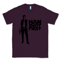 Plum han shot first Classic Tee - linhVisuals