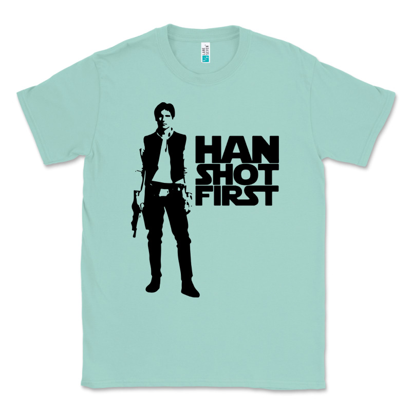 Han Shot First Classic Tee by linhVisuals | Teevron