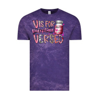 Cloud Purple v is for valentine versed Vintage Tee - RacoonDesign