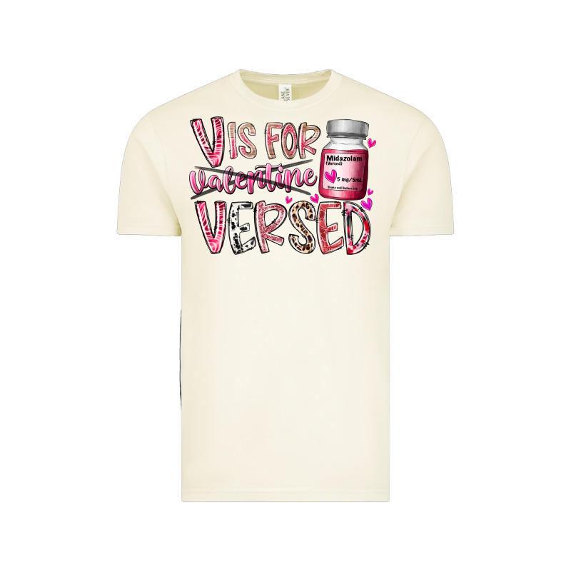 V Is For Valentine Versed Vintage Tee by RacoonDesign | Teevron