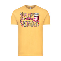 Vintage Mustard v is for valentine versed Vintage Tee - RacoonDesign