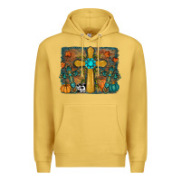 Antique Gold fall cross Premium Hoodie - RanaPortraitStore