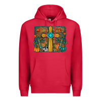 Cardinal fall cross Premium Hoodie - RanaPortraitStore