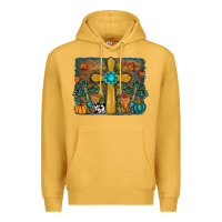 Mustard fall cross Premium Hoodie - RanaPortraitStore