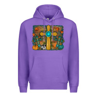 Purple fall cross Premium Hoodie - RanaPortraitStore
