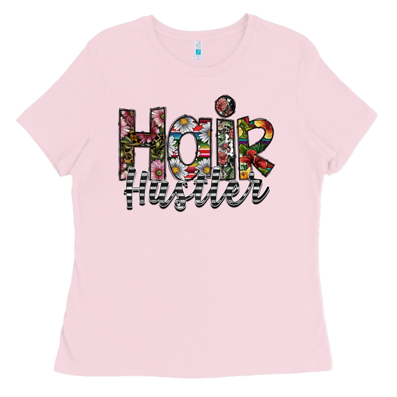 Hair Hustler Ladies Tee by SublimationCraftShop | Teevron