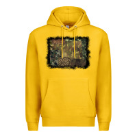 Lemon camouflage leopard background Premium Hoodie - BarkalooDesign