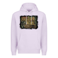 Lilac camouflage leopard background Premium Hoodie - BarkalooDesign
