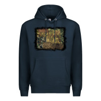 Navy camouflage leopard background Premium Hoodie - BarkalooDesign