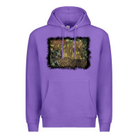 Purple camouflage leopard background Premium Hoodie - BarkalooDesign