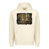 Sandshell camouflage leopard background Premium Hoodie - BarkalooDesign
