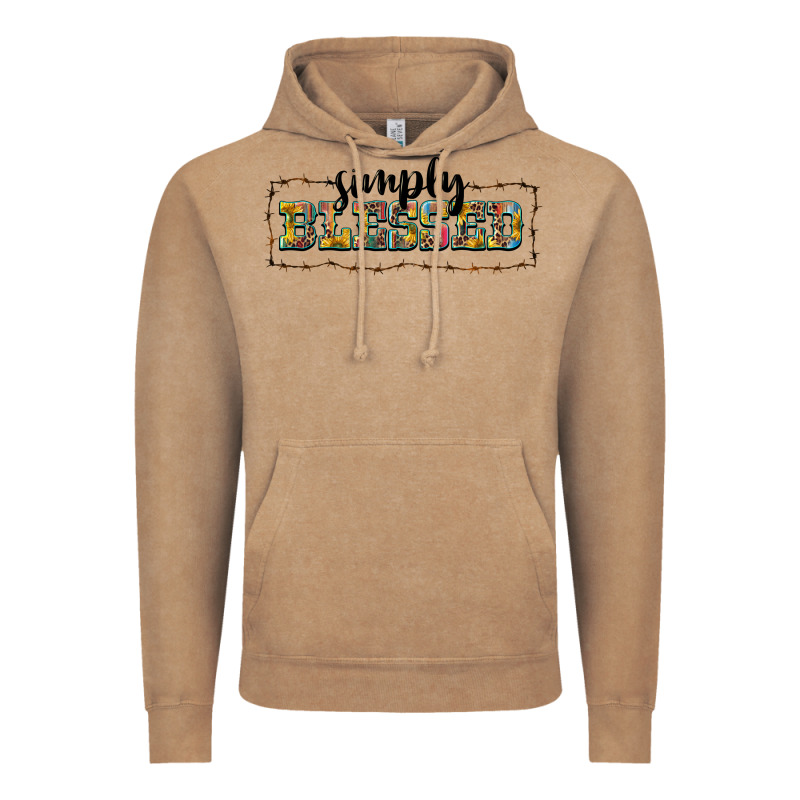 Simply Blessed Vintage Hoodie by BarkalooDesign | Teevron