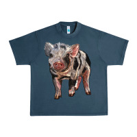 Midnight Navy Baby Spotted Pig Urban Heavy Tee - LillyAllenDesigns