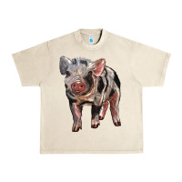 Sandshell Baby Spotted Pig Urban Heavy Tee - LillyAllenDesigns