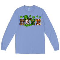 Colony Blue st patricks love heifer Long Sleeve Tee - Artiststas