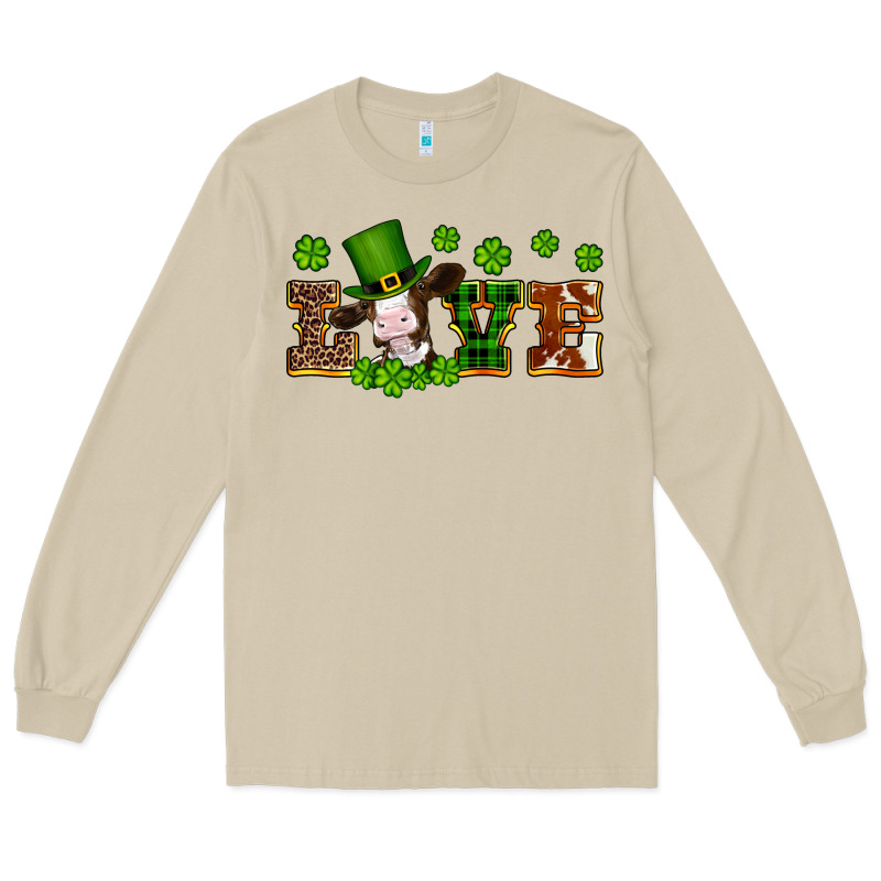 St Patricks Love Heifer Long Sleeve Tee by Artiststas | Teevron