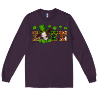 Plum st patricks love heifer Long Sleeve Tee - Artiststas