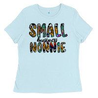 Baby Blue small business nannie Ladies Tee - CowhideDigitalArt