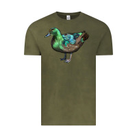 Vintage Olive Cayuga Duck Vintage Tee - LillyAllenDesigns