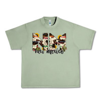 Oil Green new mexico state cowhide serape cactus Urban Heavy Tee - RanaPortraitStore