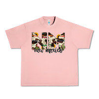 Salmon new mexico state cowhide serape cactus Urban Heavy Tee - RanaPortraitStore