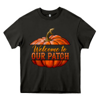 Asphalt welcome to our patch Heavy Core Tee - BundleAndBundleShop