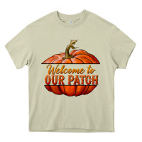 Mossy welcome to our patch Heavy Core Tee - BundleAndBundleShop