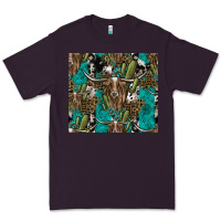 Plum Longhorn Pattern Premium Tee - CowhideDigitalArt