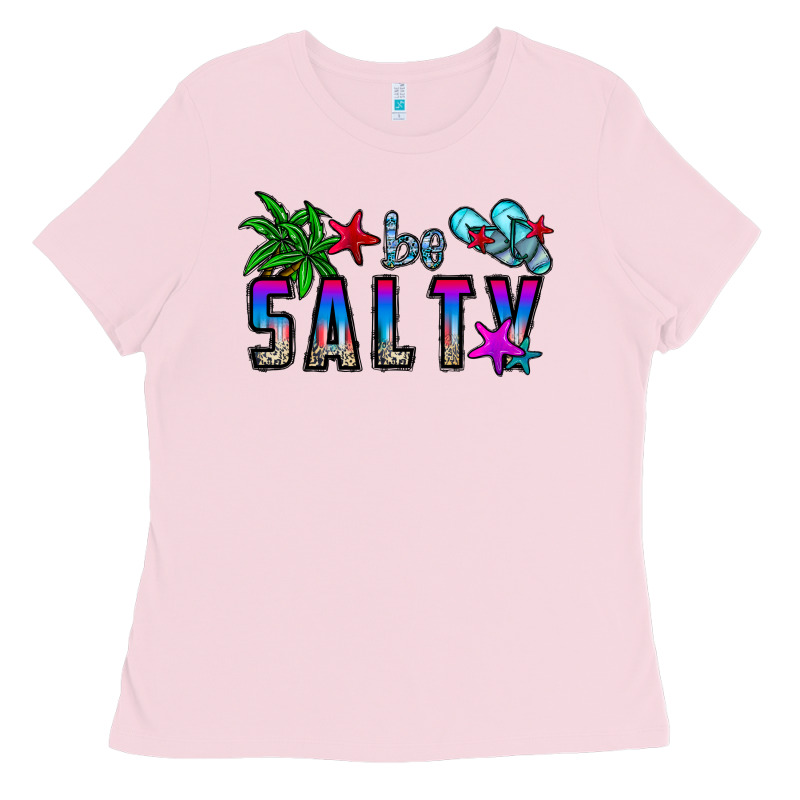Be Salty Ladies Tee by CowhideDigitalArt | Teevron