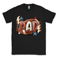 Black football dad Classic Tee - FaDigitalArtStudio