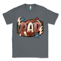 Charcoal Heather football dad Classic Tee - FaDigitalArtStudio