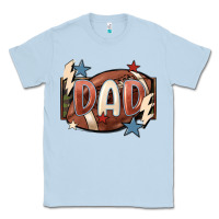 Dusty Blue football dad Classic Tee - FaDigitalArtStudio