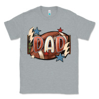 Heather Grey football dad Classic Tee - FaDigitalArtStudio