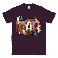 Plum football dad Classic Tee - FaDigitalArtStudio